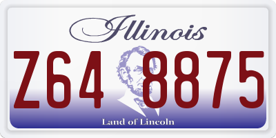 IL license plate Z648875