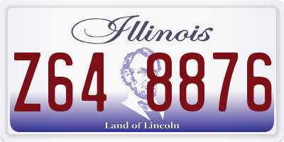 IL license plate Z648876