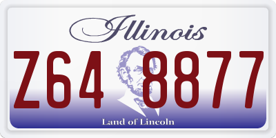 IL license plate Z648877