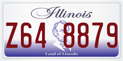 IL license plate Z648879