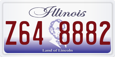 IL license plate Z648882
