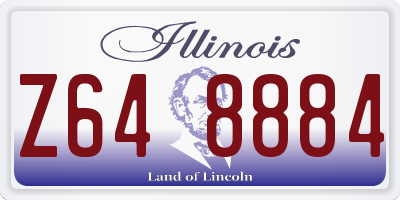IL license plate Z648884