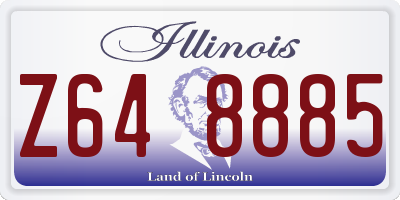 IL license plate Z648885