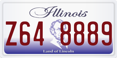 IL license plate Z648889