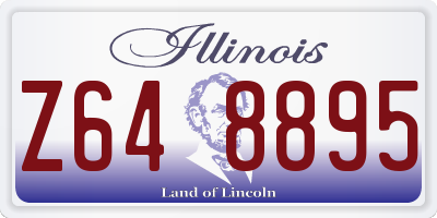 IL license plate Z648895