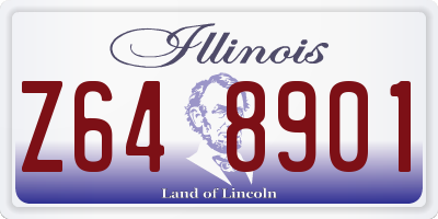 IL license plate Z648901