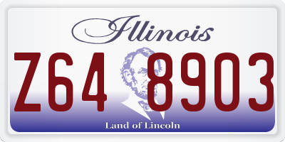 IL license plate Z648903