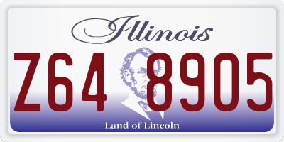 IL license plate Z648905