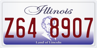 IL license plate Z648907