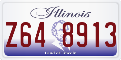 IL license plate Z648913
