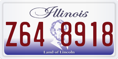 IL license plate Z648918