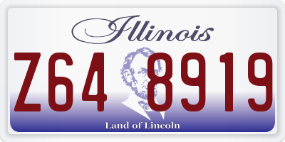 IL license plate Z648919