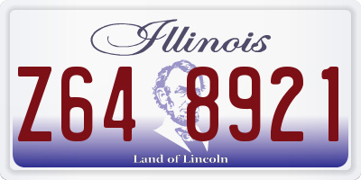 IL license plate Z648921