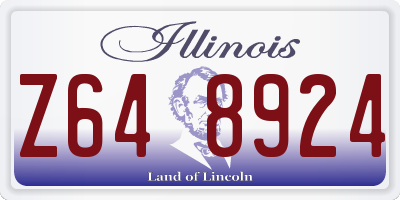 IL license plate Z648924