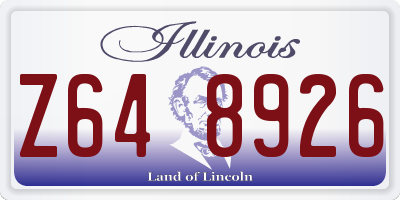 IL license plate Z648926