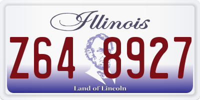 IL license plate Z648927