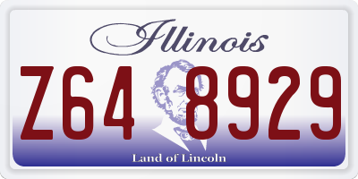 IL license plate Z648929