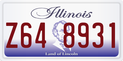 IL license plate Z648931