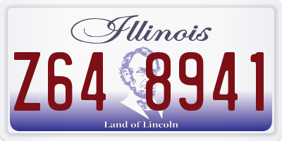 IL license plate Z648941