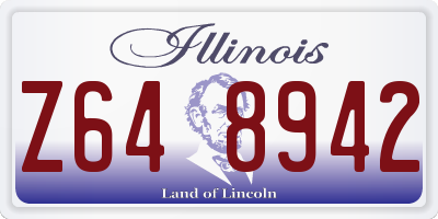 IL license plate Z648942