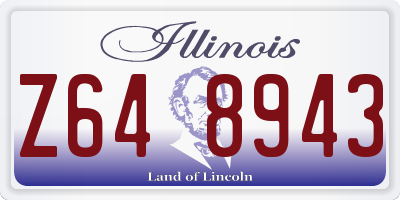 IL license plate Z648943