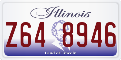 IL license plate Z648946