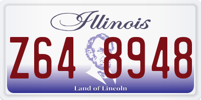 IL license plate Z648948