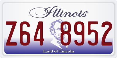 IL license plate Z648952