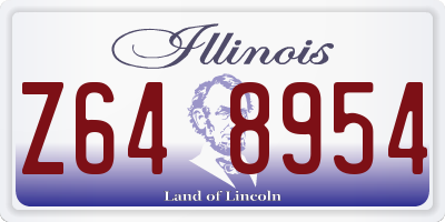IL license plate Z648954