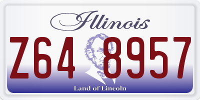 IL license plate Z648957