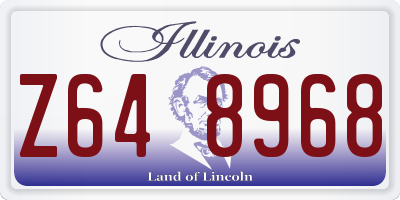 IL license plate Z648968