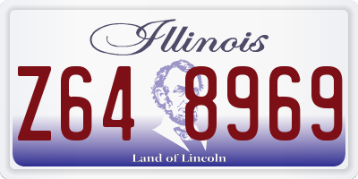 IL license plate Z648969