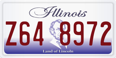 IL license plate Z648972