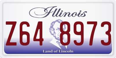 IL license plate Z648973
