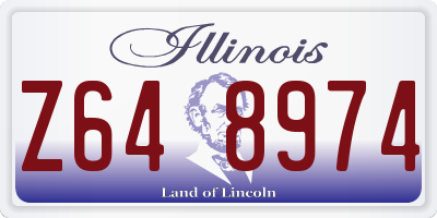 IL license plate Z648974