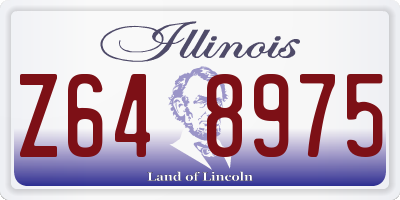 IL license plate Z648975