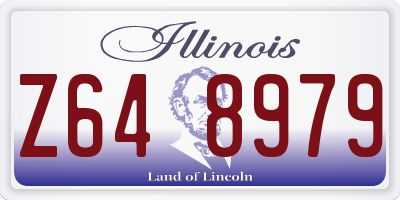 IL license plate Z648979