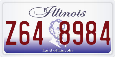 IL license plate Z648984