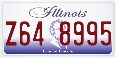 IL license plate Z648995