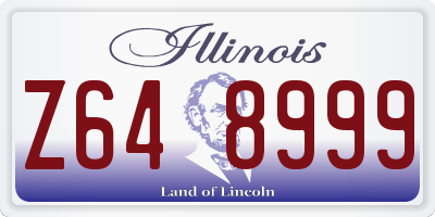 IL license plate Z648999