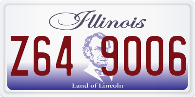 IL license plate Z649006