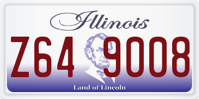 IL license plate Z649008