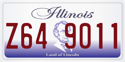 IL license plate Z649011