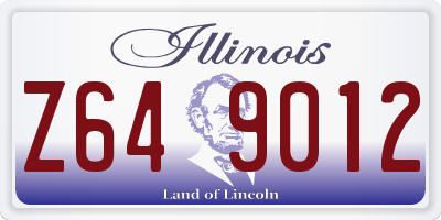 IL license plate Z649012