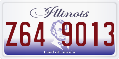 IL license plate Z649013