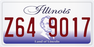 IL license plate Z649017