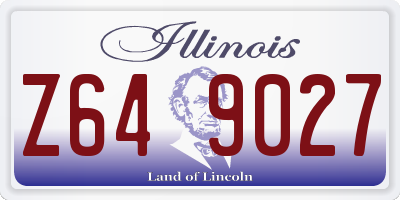 IL license plate Z649027