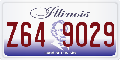 IL license plate Z649029