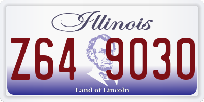 IL license plate Z649030