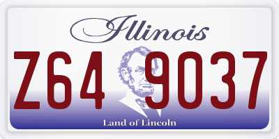 IL license plate Z649037
